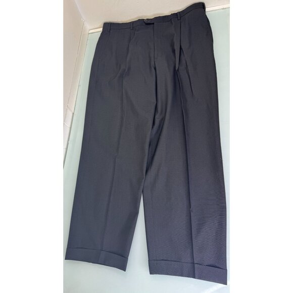 Armani Collezioni Mens 2 Piece Suit 46L Blazer 40X30 Pants Black 3 Button - Picture 5 of 16